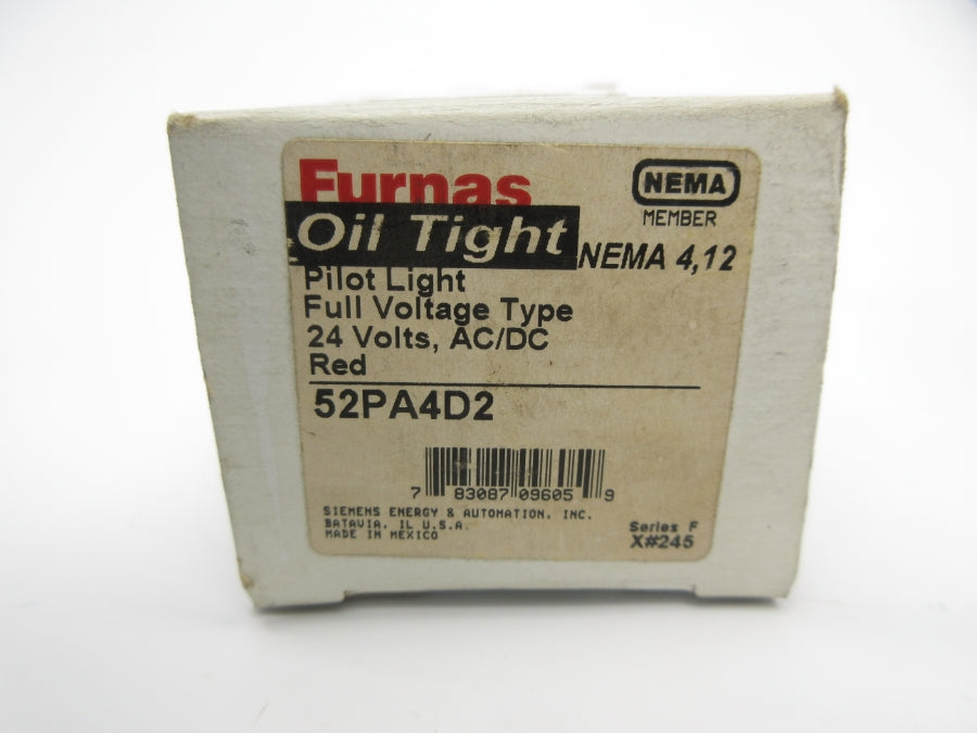 FURNAS 52PA4D2 SER. F 24VAC/DC NSMP