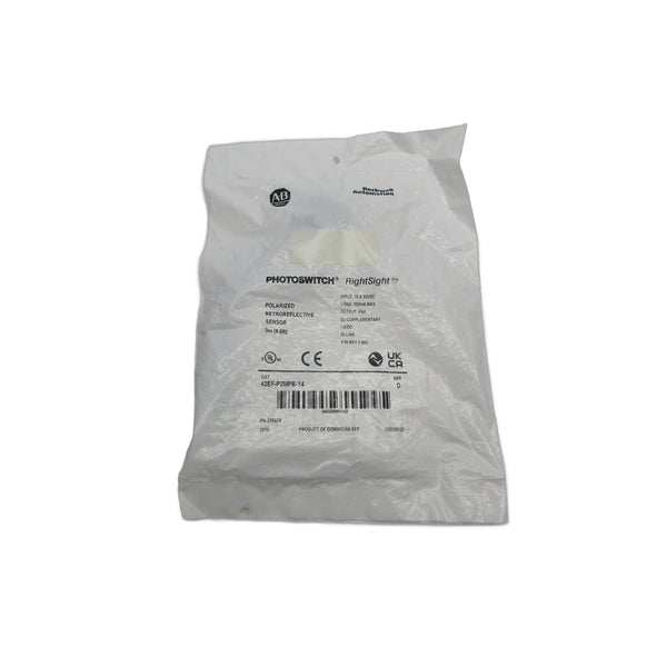ALLEN BRADLEY 42EF-P2MPB-Y4 SER. D 10.8-30VDC NSMP