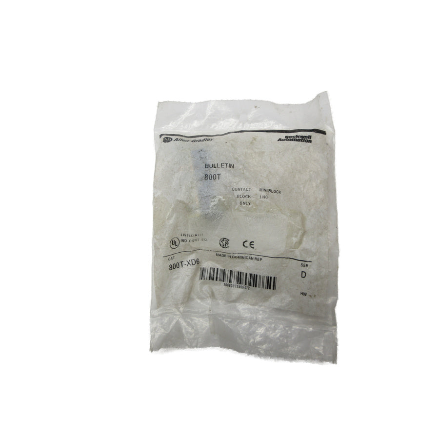 INDUSTRIAL SPARE PART 800T-XD6 SER. D NSMP