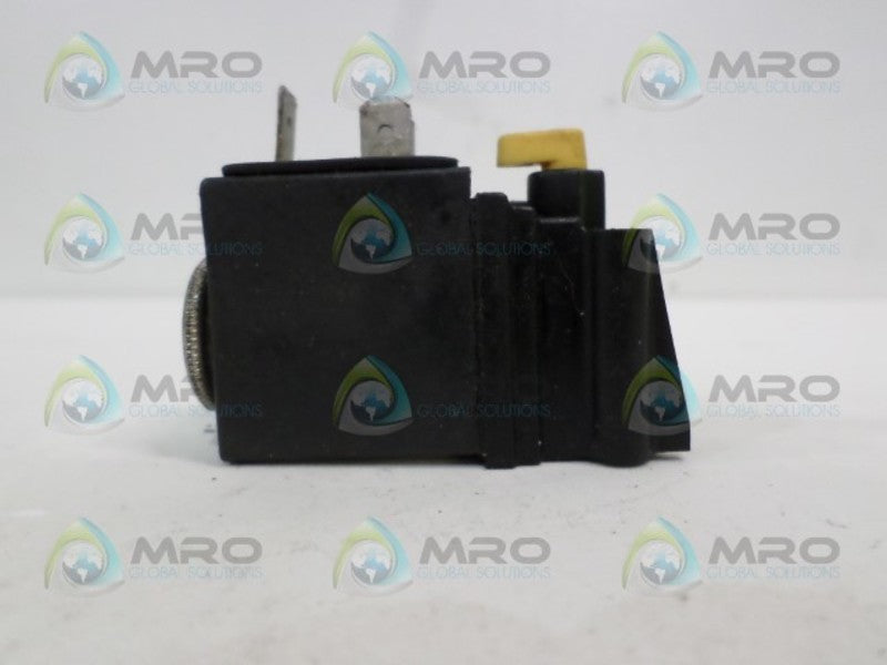 PARKER L0098953B SOLENOID VALVE COIL 110/120V UNMP