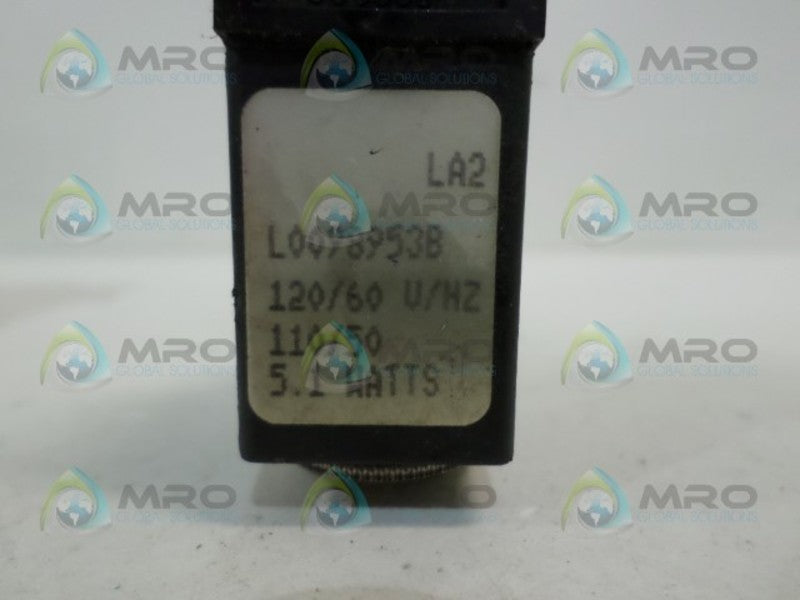 PARKER L0098953B SOLENOID VALVE COIL 110/120V UNMP