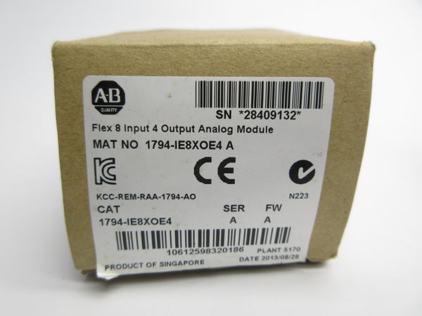 ALLEN BRADLEY 1794-IE8XOE4 SER. A F/W A 24VDC REV. B02 NSMP