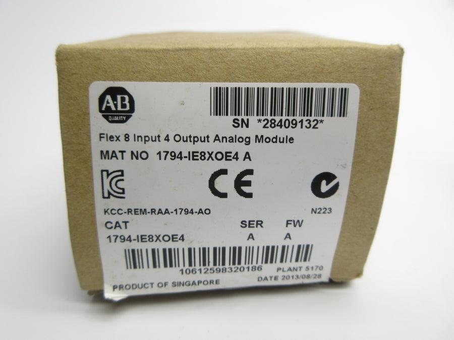 INDUSTRIAL SPARE PART 1794-IE8XOE4 SER. A F/W A 24VDC REV. B02 NSMP