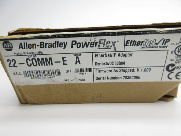 ALLEN BRADLEY 20-COMM-E SER. A F/W 1.009 NSMP