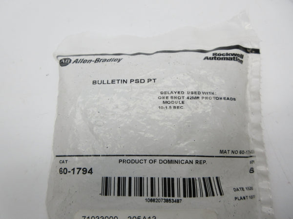ALLEN BRADLEY 60-1794 SER. B NSMP