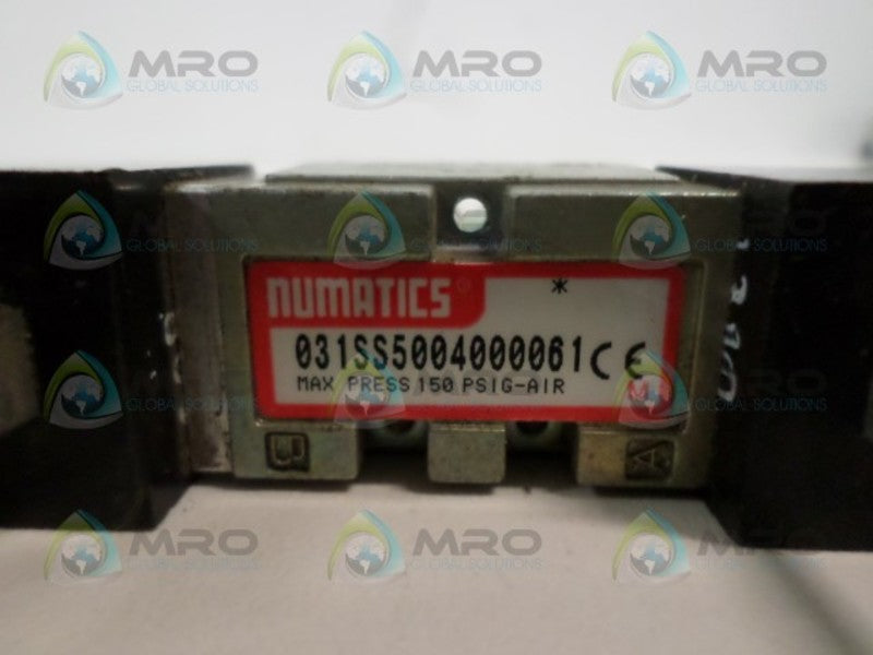 NUMATICS 031SS5004000061 SOLENOID VALVE UNMP