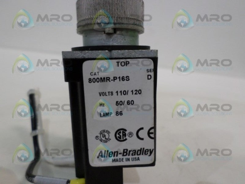 INDUSTRIAL SPARE PART 800MR-P16S SER. D PILOT LIGHT UNMP