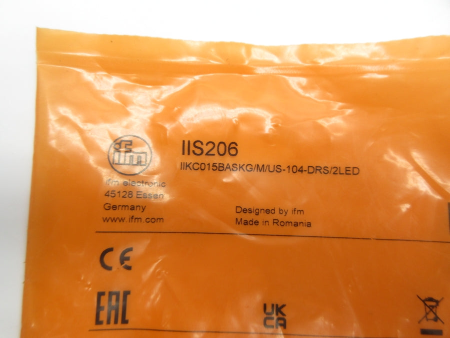 IFM EFECTOR IIS206 IIKC015BASKG/M/US-104-DRS/2LED NSMP