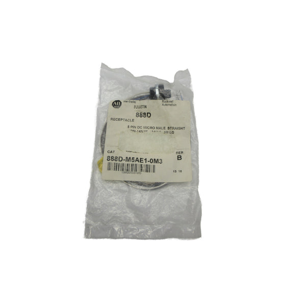 ALLEN BRADLEY 888D-M5AE1-0M3 SER. B NSMP