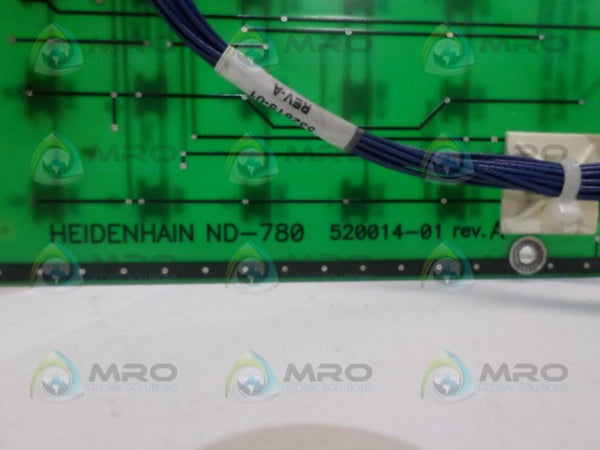 HEIDENHAIN ND-780 520015-01 KEYBOARD CIRCUIT BOARD UNMP