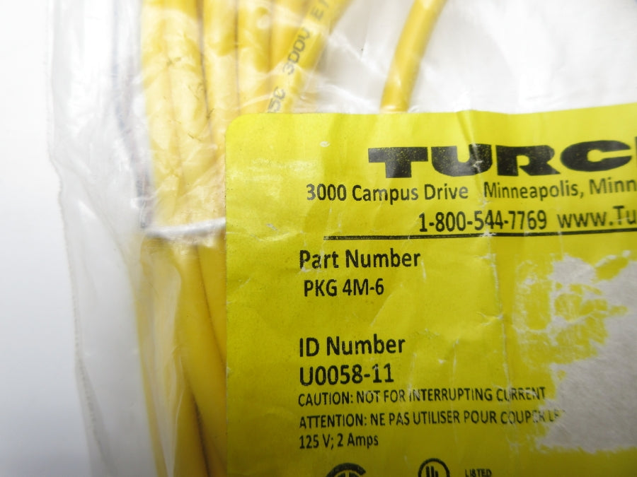 TURCK PKG4M-6 U0058-11 125V 2A NSMP