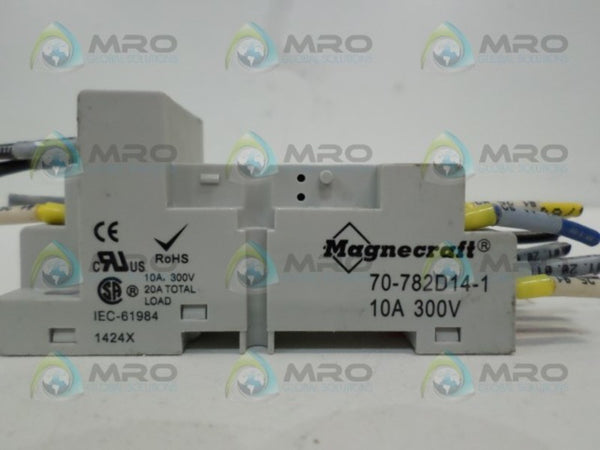 MAGNECRAFT 70-782D14-1 RELAY BASE UNMP