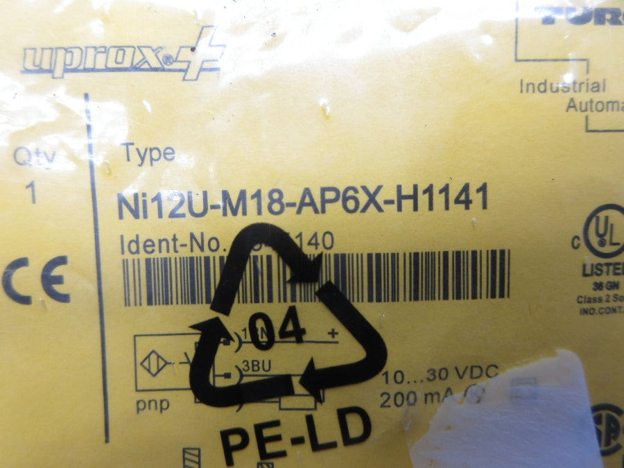 TURCK NI12U-M18-AP6X-H1141 10-30VDC NSMP