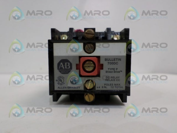 ALLEN BRADLEY 700DC-P600Z24 SER. A AC RELAY UNMP