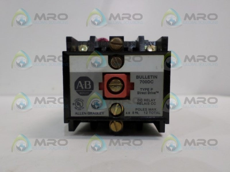 ALLEN BRADLEY 700DC-P600Z24 SER. A AC RELAY UNMP
