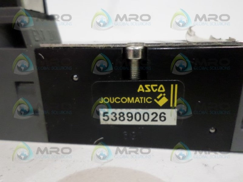 ASCO JOUCOMATIC 53890026 VALVE UNMP