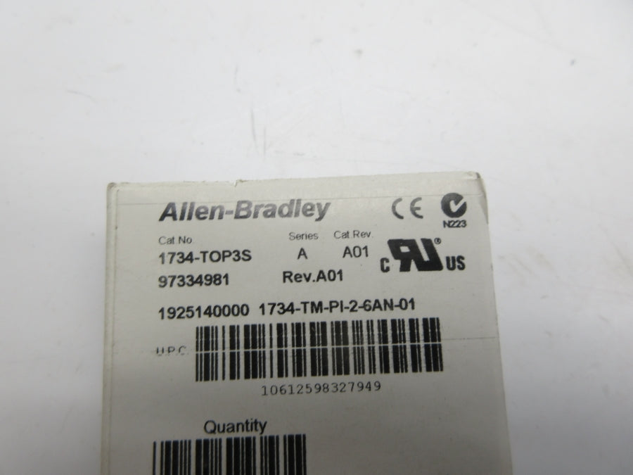ALLEN BRADLEY 1734-TOP3S SER. A REV. A01 NSMP