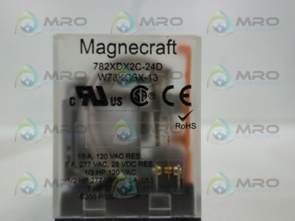 MAGNECRAFT 782XDX2C-24D RELAY 24VDC UNMP