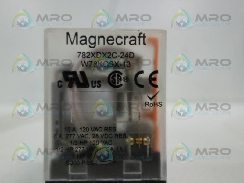 MAGNECRAFT 782XDX2C-24D RELAY 24VDC UNMP