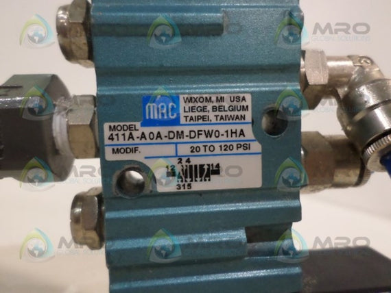 MAC 411A-A0A-DM-DFW0-1HA SOLENOID VALVE  UNMP