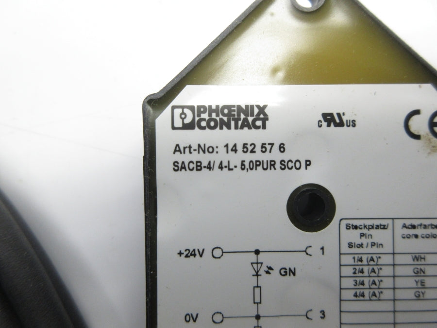 PHOENIX CONTACT 1452576 SACB-4/4-L-5.0PURSCOP NSNP