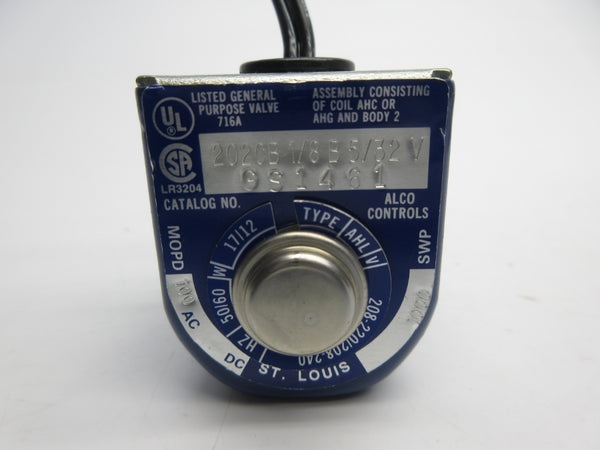 ALCO CONTROLS 202CB-1/8-B-5/32V GS1461 100VAC NSNP
