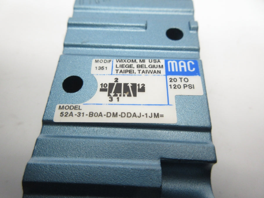 MAC 52A-31-BOA-DM-DDAJ-1JM 24VDC 120PSI NSNP
