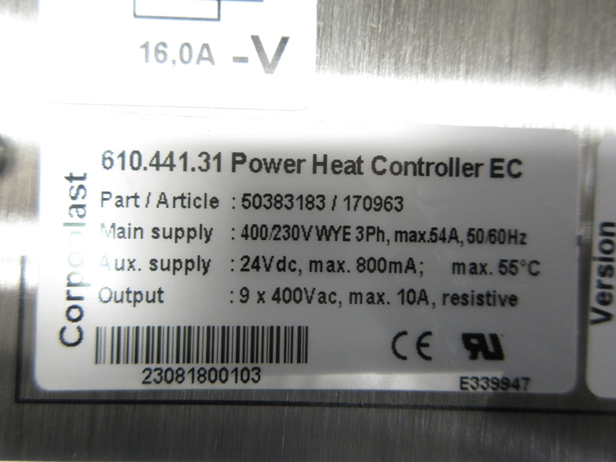 CORPOPLAST 610.441.31 50383183/170963 400/230V 54A NSNP