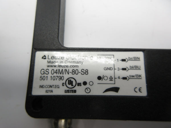 LEUZE ELECTRONIC GS04M/N-80-S8 50110790 10-30VDC NSNP