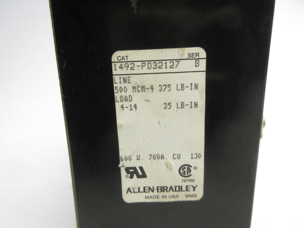 ALLEN BRADLEY 1492-PD32127 SER. B UNMP