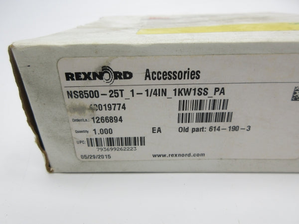 REXNORD NS8500-25T-1-1/4IN-1KW1SS-PA 10019774 NSMP