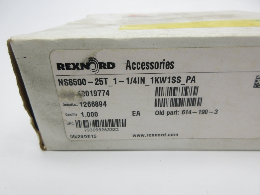 REXNORD NS8500-25T-1-1/4IN-1KW1SS-PA 10019774 NSMP