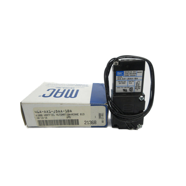 MAC 46A-AA1-JDAA-1BA 24VDC 100PSI NSMP