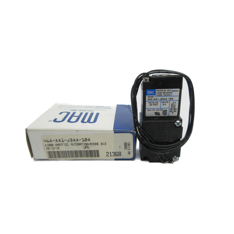 MAC 46A-AA1-JDAA-1BA 24VDC 100PSI NSMP