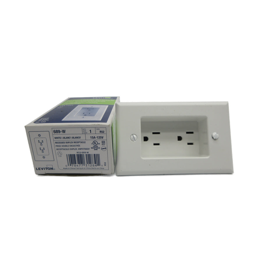 LEVITON 689-W 125V 15A NSMP