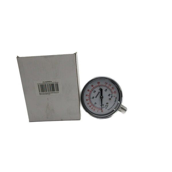 GRAINGER 4CFW7A 0-300PSI 2-1/2" NSMP