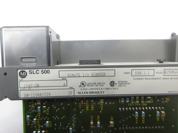 ALLEN BRADLEY 1747-SN SER. A F/W 1.1 (NO DOOR) NSNP