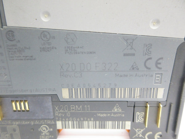 B&R X20DOF322 REV. C3 NSNP