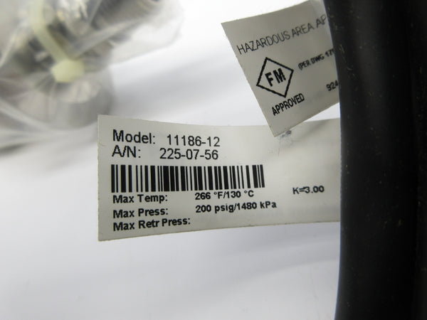 ROSEMOUNT 225-07-56 11186-12 200PSI NSNP