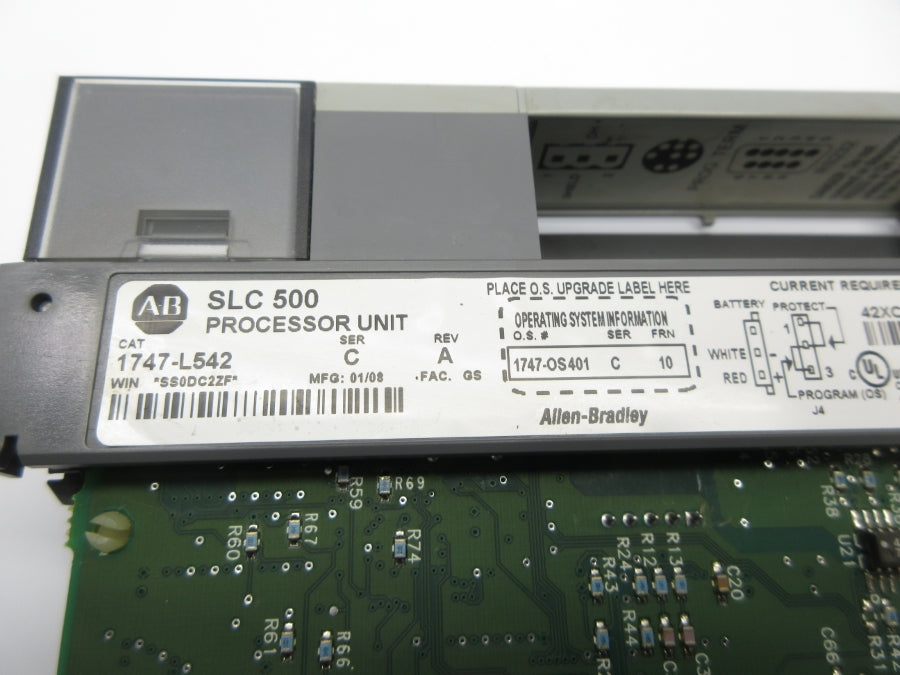 INDUSTRIAL SPARE PART 1747-L542 SER. C F/W 10 24VDC REV. A (NO KEY) NSNP
