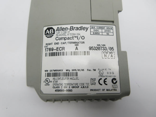 ALLEN BRADLEY 1769-ECR SER. A 24VDC NSNP