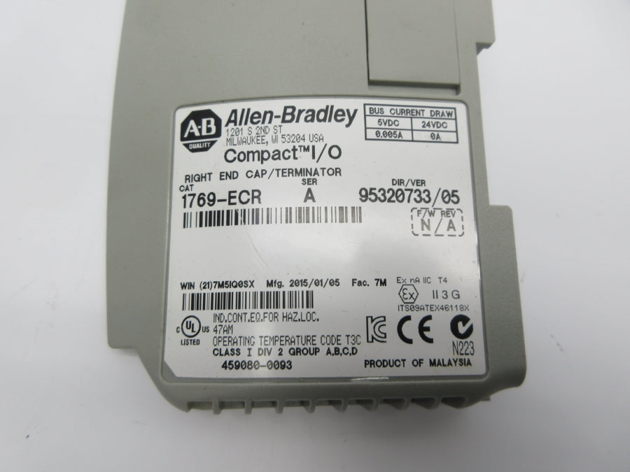 ALLEN BRADLEY 1769-ECR SER. A 24VDC NSNP
