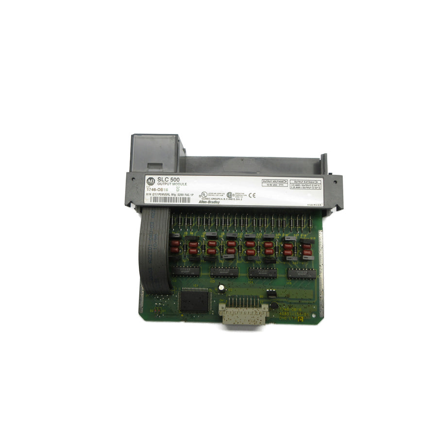 ALLEN BRADLEY 1746-OB16 SER. D 10-50VDC (NO DOOR/TERMINAL) NSNP