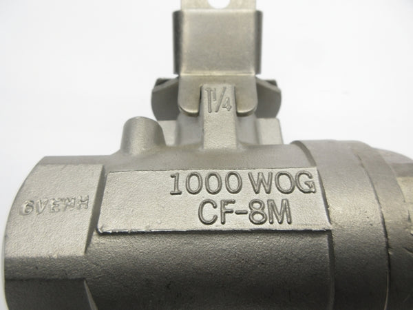 MILVACO 1000WOG CF-8M 1-1/4" NSNP