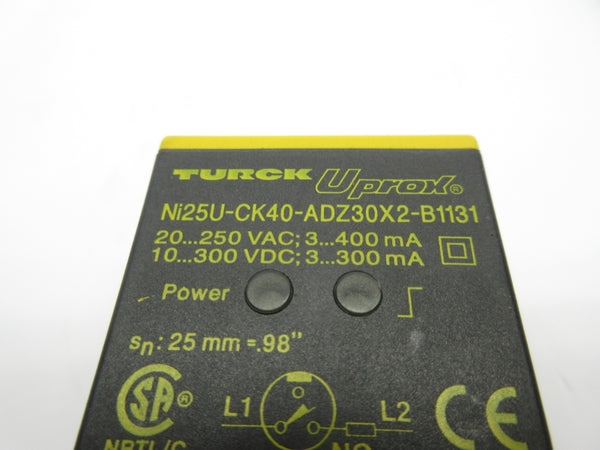 TURCK NI25U-CK40-ADZ30X2-B1131 20-250VAC NSNP