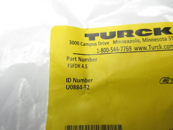 TURCK FSFDK4.5 U0884-52 NSMP