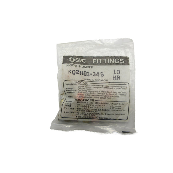 SMC KQ2H01-34S (PKG OF 10) NSMP