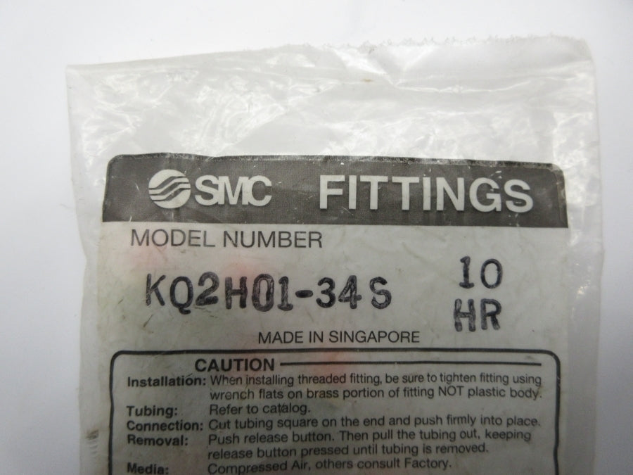 SMC KQ2H01-34S (PKG OF 10) NSMP