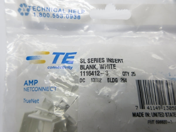TE CONNECTIVITY 1116412-3 (PKG OF 25) NSMP