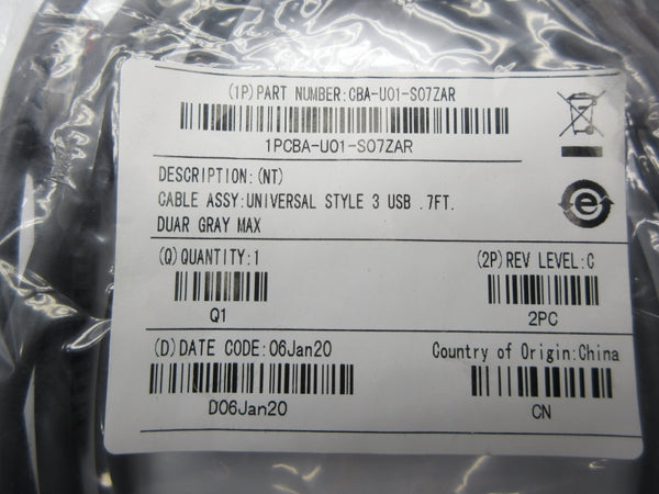 CONNECTOR CABLE CBA-U01-S07ZAR NSMP